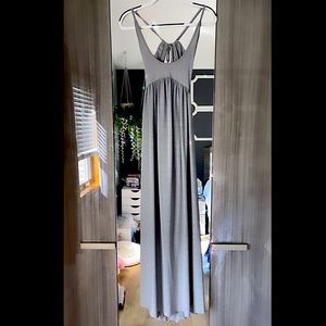 Gray Long Maxi Dress